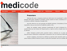 Tablet Screenshot of medicode.ro